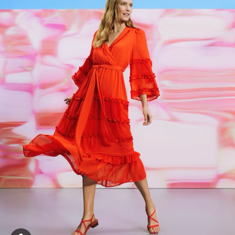 Alexis for Target S Ruffle Wrap Dress